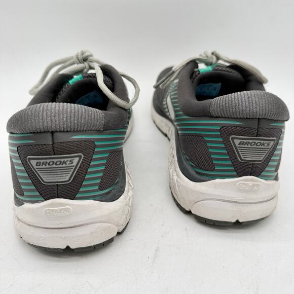 Brooks Women's Addiction 14 Grey Teal Running Shoes Size 11 - Picture 7 of 9